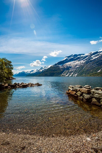 Hermosa naturaleza Noruega . —  Fotos de Stock