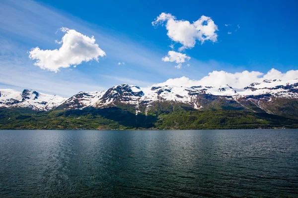 Güzel doğa Norveç.