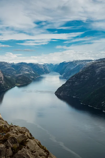 Preikestolen ou Prekestolen Images De Stock Libres De Droits