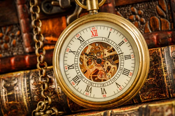 Vintage orologio da tasca — Foto Stock