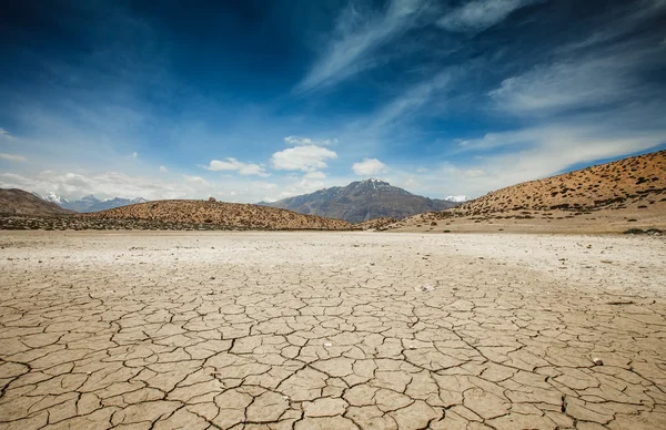 Lago Dhankar secco — Foto Stock