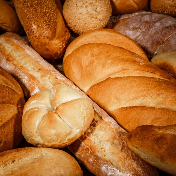 Broodjes en gebakken goederen — Stockfoto