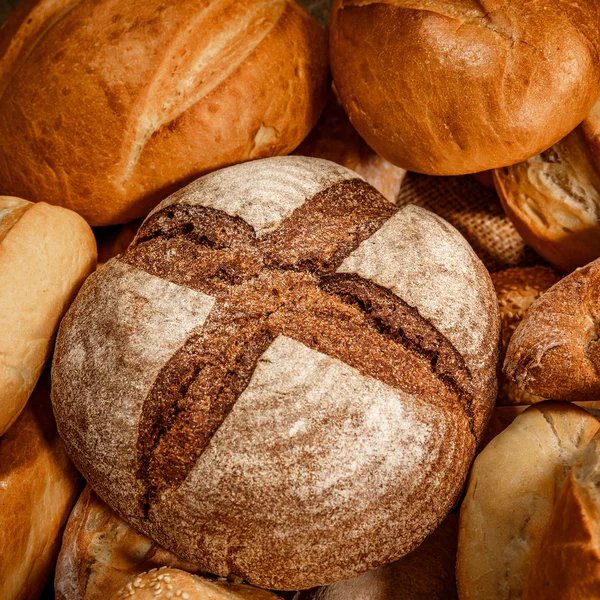 Broodjes en gebakken goederen — Stockfoto