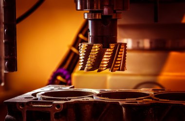 Metal işleme Cnc freze makinesi.