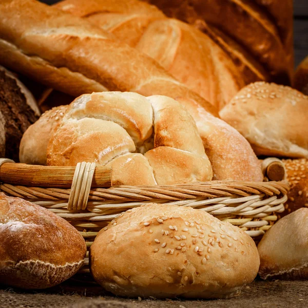 Broodjes en gebakken goederen — Stockfoto