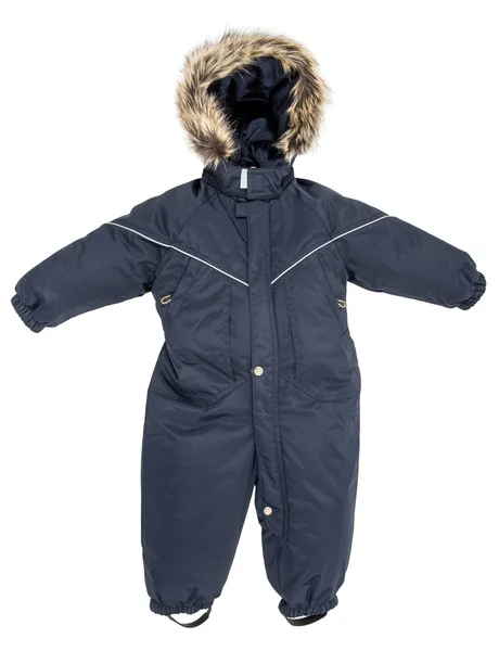 Gyermek snowsuit bukása — Stock Fotó