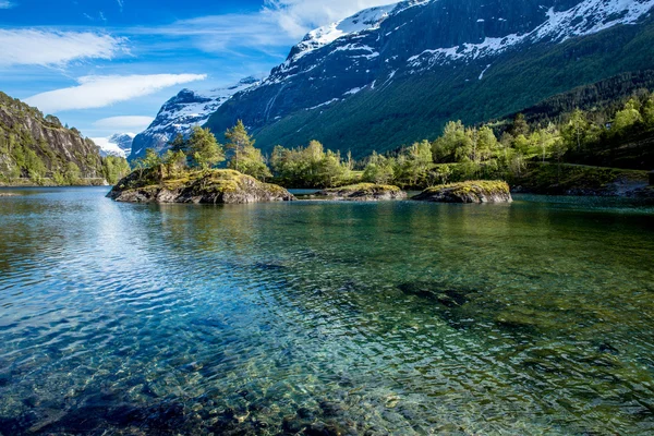 Piękna przyroda Norwegii. — Zdjęcie stockowe