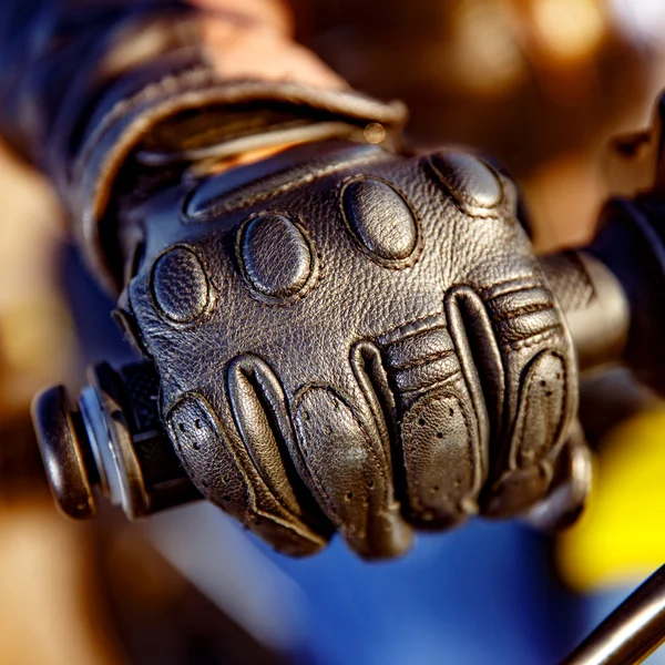 Motorcycle Racing Gloves — Stock Photo, Image