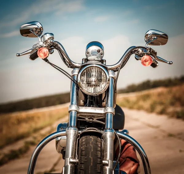 Motocicleta na estrada — Fotografia de Stock