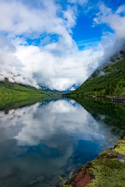 Piękna przyroda Norwegii. — Zdjęcie stockowe