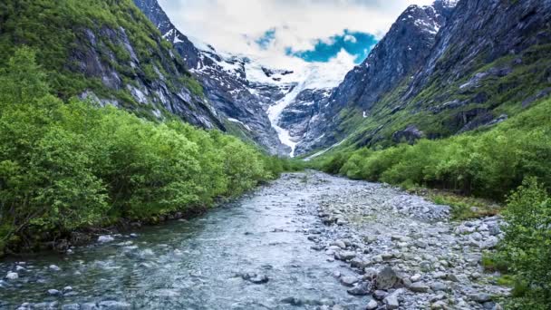 Vacker natur Norge. — Stockvideo