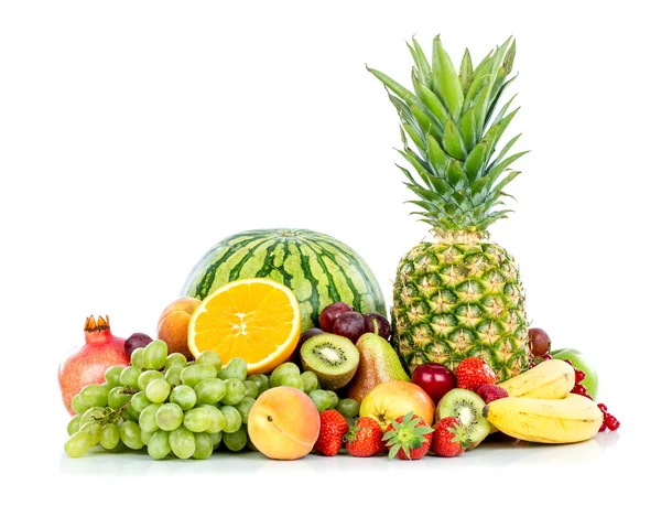 Fruit on a white background — Stock Photo, Image