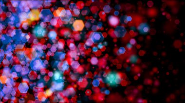 Renkli bokeh zemin