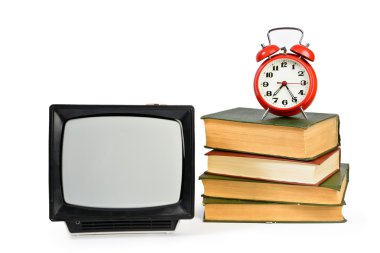 Kişisel eğitim için vintage öğeler kümesi.
