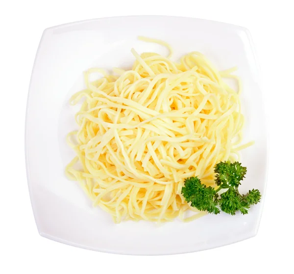 Изолированные спагетти — стоковое фото