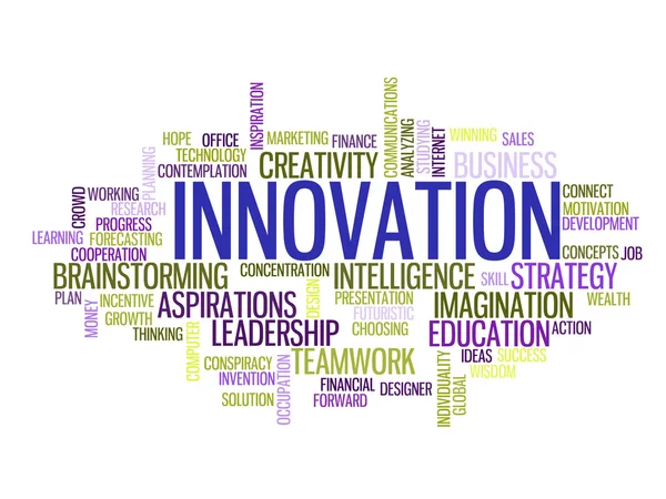 Innovatie Word Cloud Concept — Stockvector