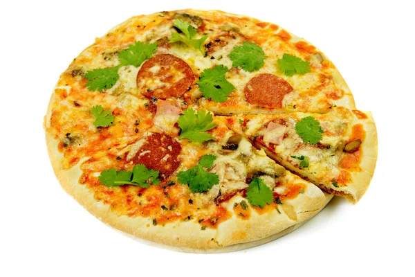 Pizza pepperoni — Stock Photo, Image