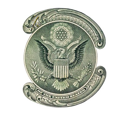 ABD kartal dolar banknotunun üzerinde