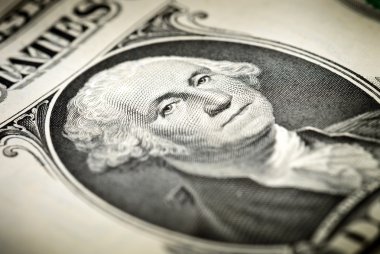 Bir dolarlık banknot Washington'a