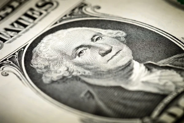 Washington  on a dollar bill — Stock Photo, Image