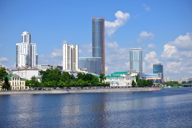 Yekaterinburg downtown clipart