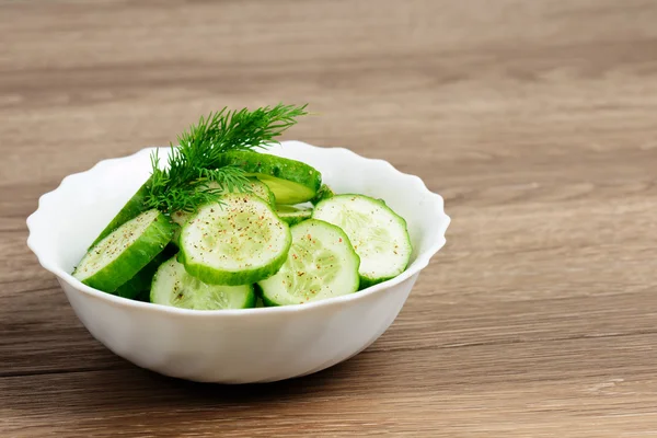 Salada de pepino — Fotografia de Stock