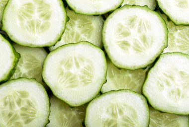 Salatalık dilimleri arka plan