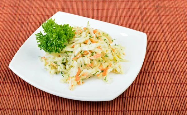 Coleslaw salladsalát zelný salát — Stock fotografie