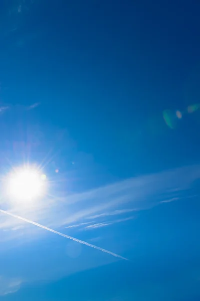 Himmel mit Linsenschlag — Stockfoto