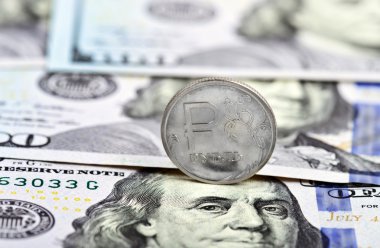 madeni para dolar karşı bir Rublesi