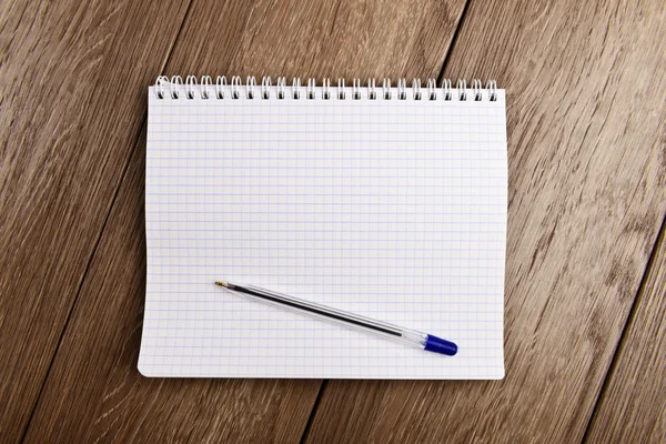 Notebook and pen — Stock Photo, Image