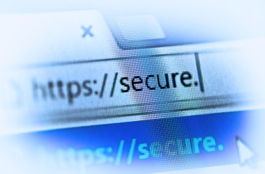 HTTPS bilgisayar ekranında