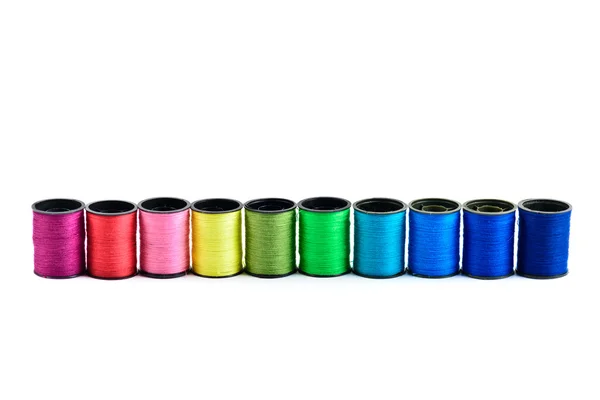 Filati per cucire multicolore — Foto Stock