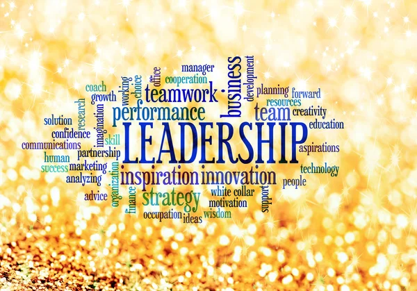 Leadership concept word cloud — Stock Photo, Image