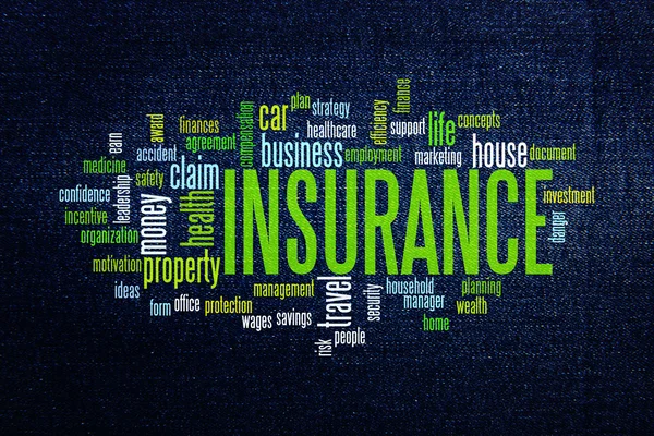 Insurance protection concept word cloud — Stock Photo, Image