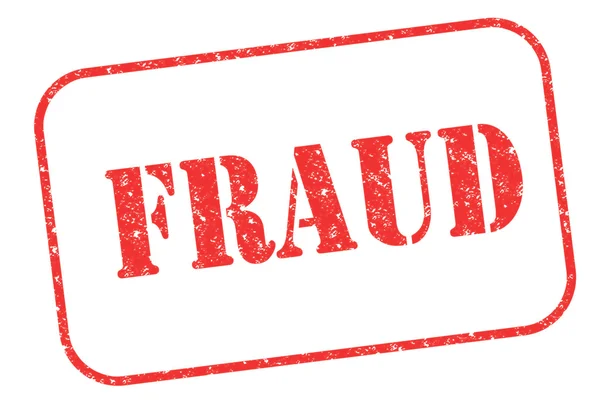 Stamp FRAUD — Stock Photo, Image