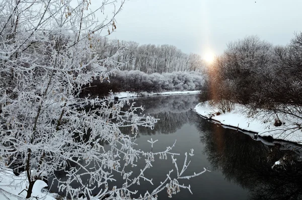 Paisagem inverno — Fotografia de Stock