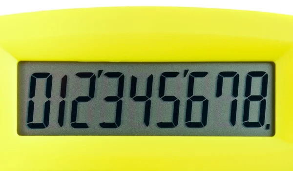 Calculator digital numbers — Stock Photo, Image