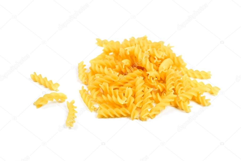 pasta isolated on white