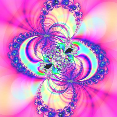 Renkli fraktal arka plan. Bir fraktal bir doğal olay o.