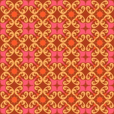 resimde sorunsuz arka plan dekoratif çiçek desenli