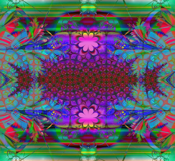 Fundo fractal colorido . — Fotografia de Stock