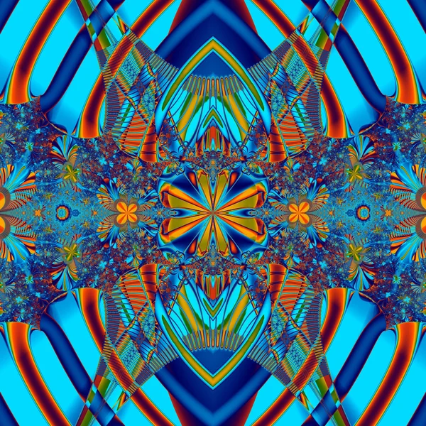 Kleurrijke fractal achtergrond — Stockfoto