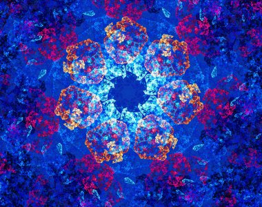 Renkli fraktal arka plan. Bir fraktal bir doğal olay o.