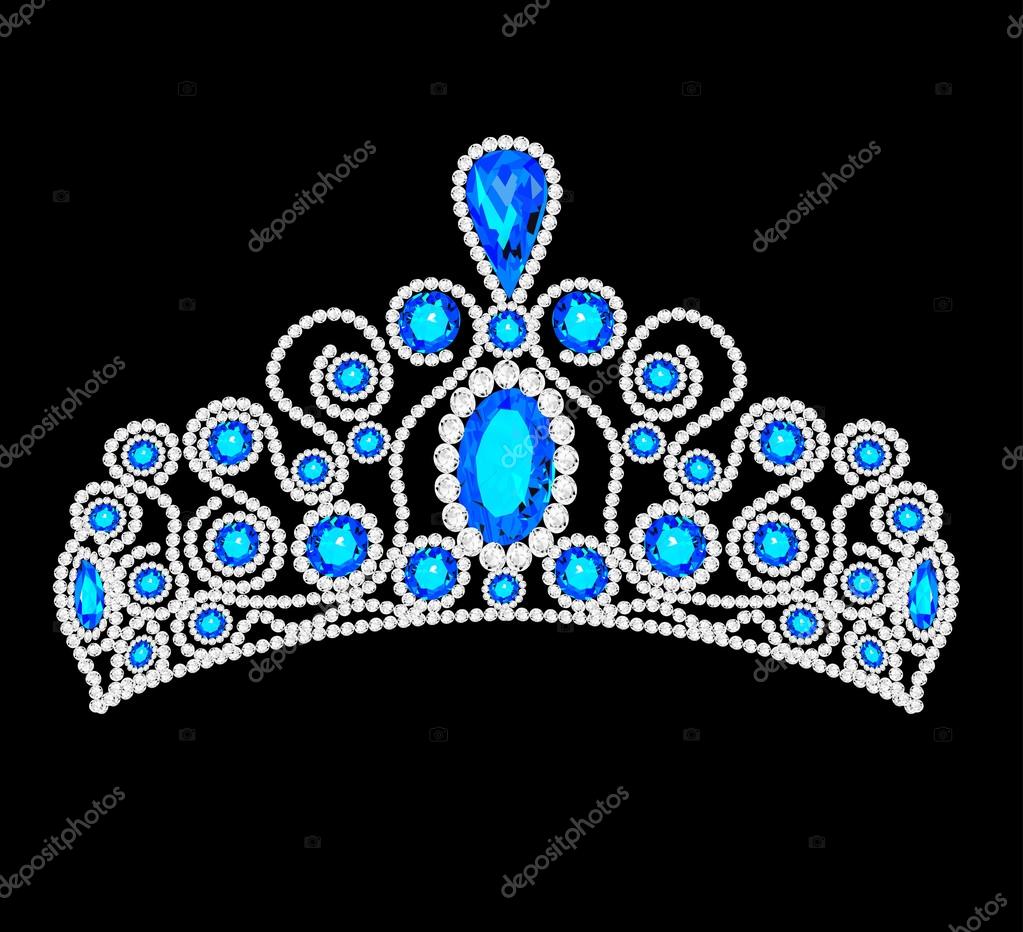 Ilustración corona tiara mujeres con brillantes piedras preciosas Vector de  stock #113076454 de ©Yurkina, image size:1023x932