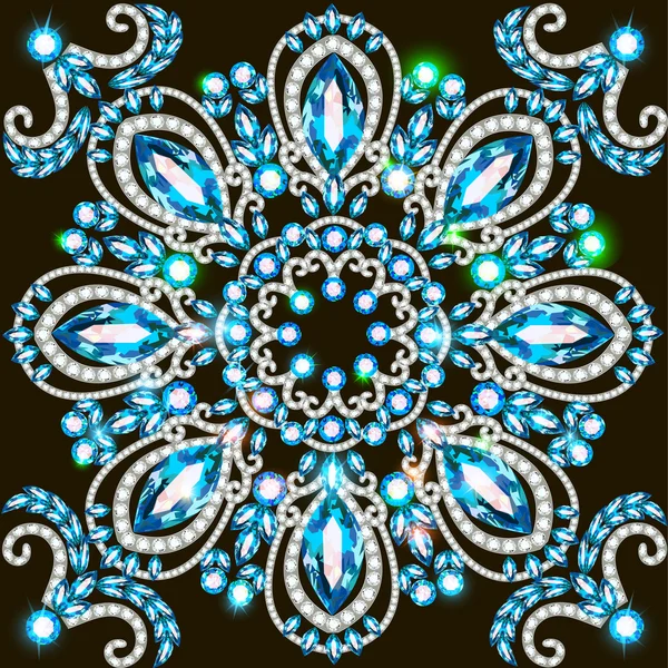 Decoración de mandala, elemento de diseño. Mandala floral étnica tribal — Vector de stock