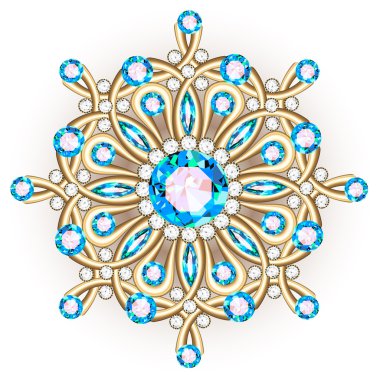 Mandala Broş takı, tasarım öğesi. Kabile etnik çiçek pat