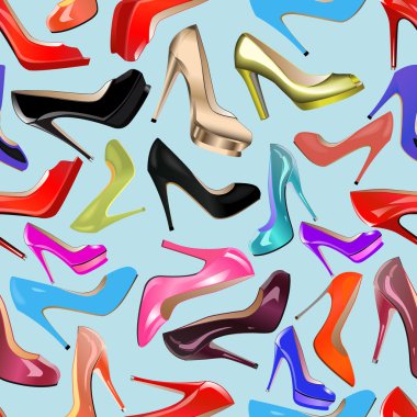 şık kadın ayakkabısı sorunsuz arka plan