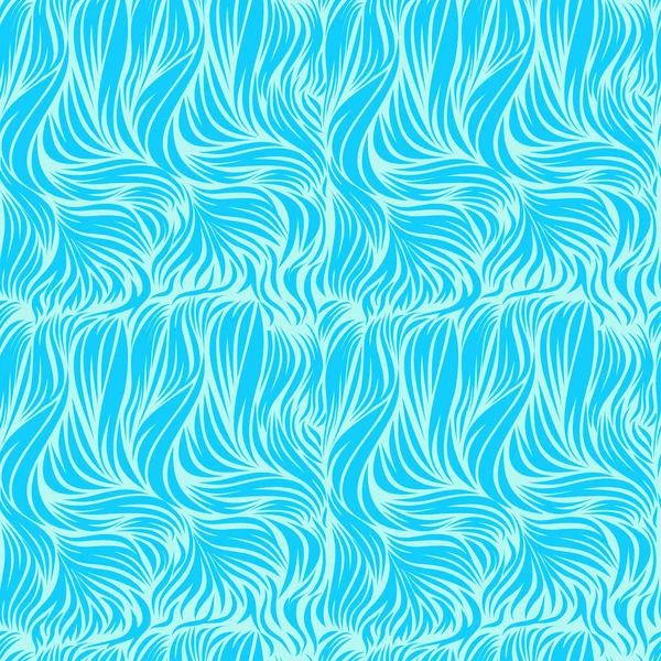 Kék háttér geometriai zökkenőmentes díszítő hullám — Stock Vector