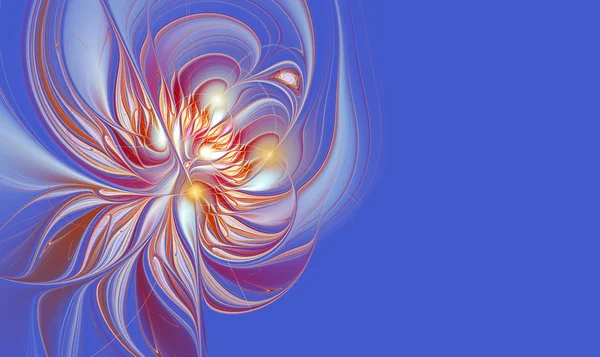 Ilustracja kwiat l tło z kopii przestrzeni — Zdjęcie stockowe